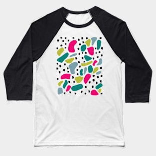 Happy Abstract Baseball T-Shirt